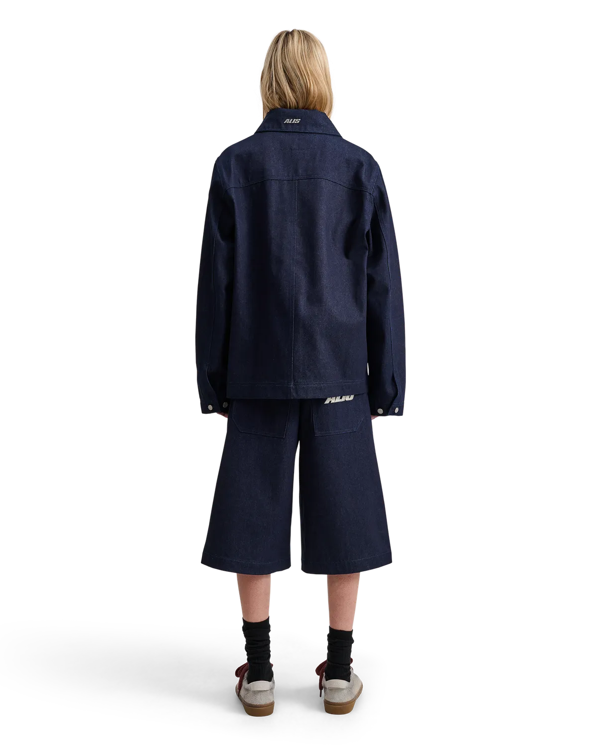 Alis Viren Short Worker Jacket workerjakke blå kort