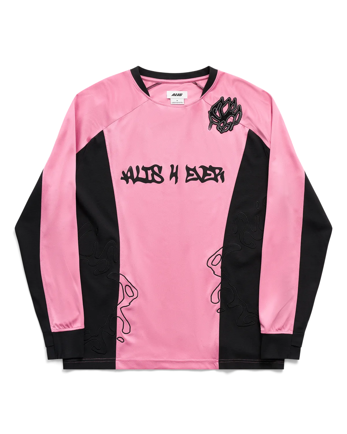 Alis Coen langærmet trøje Black Pink tommelhul