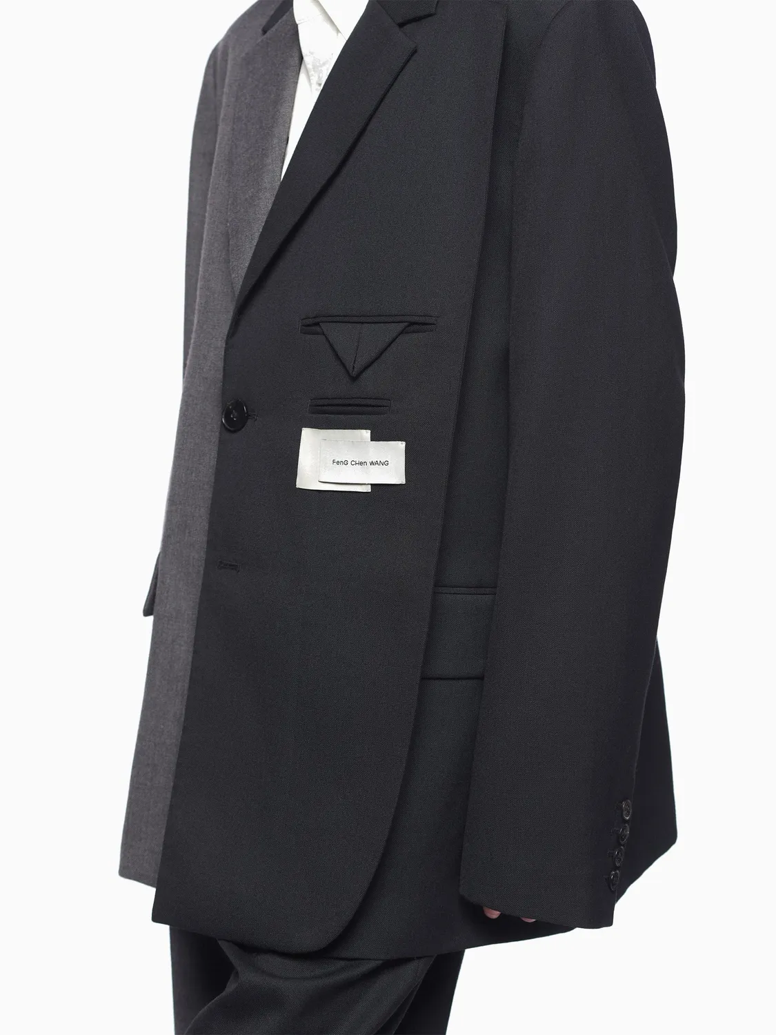 Feng Chen Wang Deconstructed Wool blazer uld