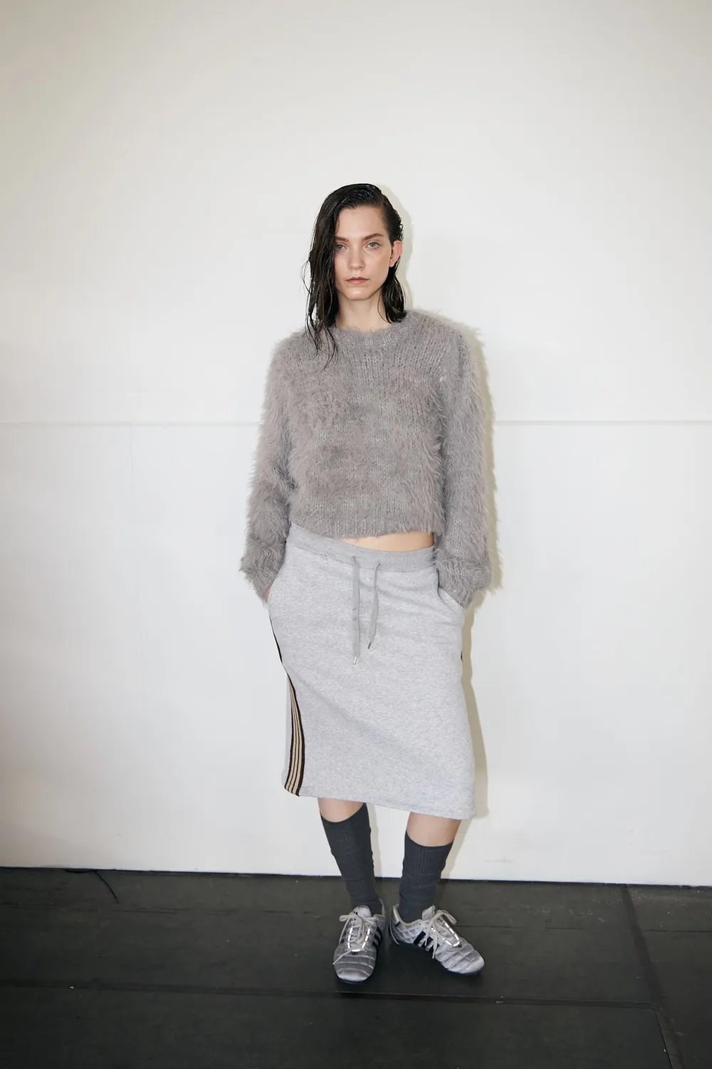 DAWNXDARE BABS 190 Cloud striktrøje mohair