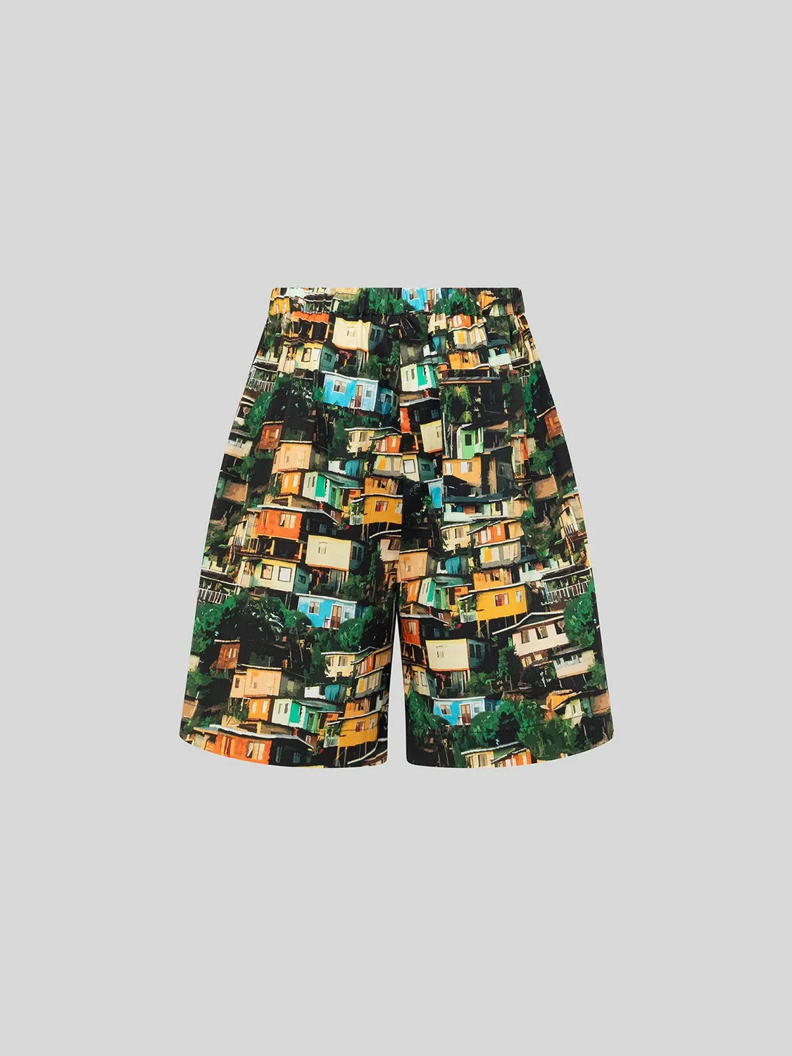 Laneus Cotton Bermuda shorts multicolour bomuld
