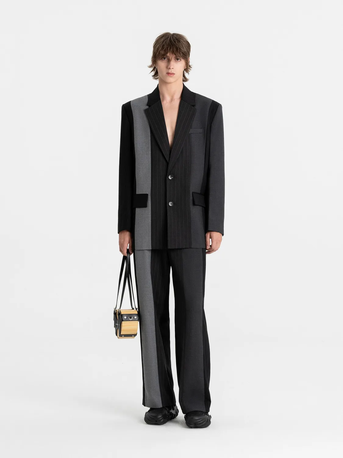 Feng Chen Wang Multi Panelled blazer jakke panel