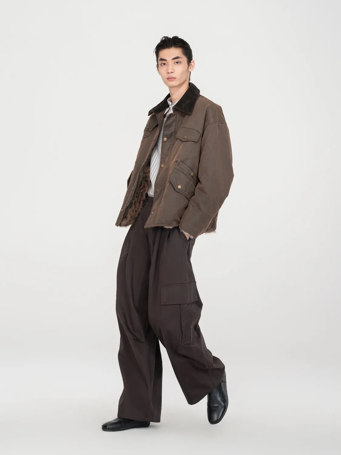 Feng Chen Wang Reversible Cotton jakke leopard