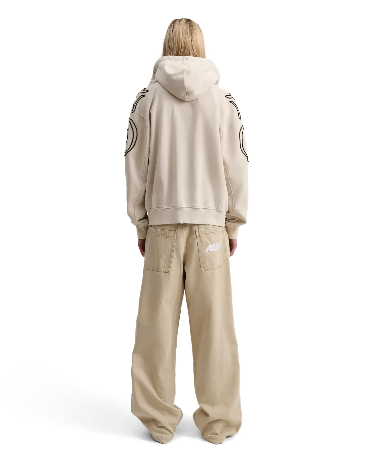 Alis Bam jeans Faded Sand vide 100% bomuld
